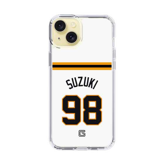 スリムプロテクションケース［ 読売ジャイアンツ - #98 SUZUKI - ホーム ］