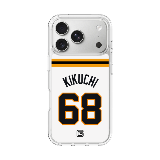 スリムプロテクションケース［ 読売ジャイアンツ - #68 KIKUCHI - ホーム ］