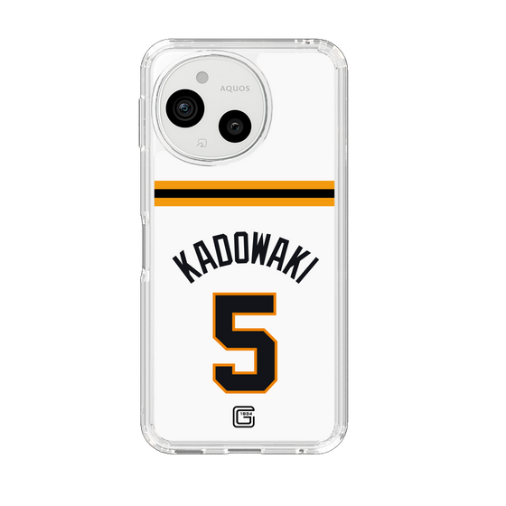 スリムプロテクションケース［ 読売ジャイアンツ - #5 KADOWAKI - ホーム ］
