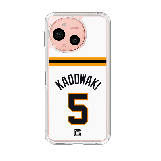 スリムプロテクションケース［ 読売ジャイアンツ - #5 KADOWAKI - ホーム ］