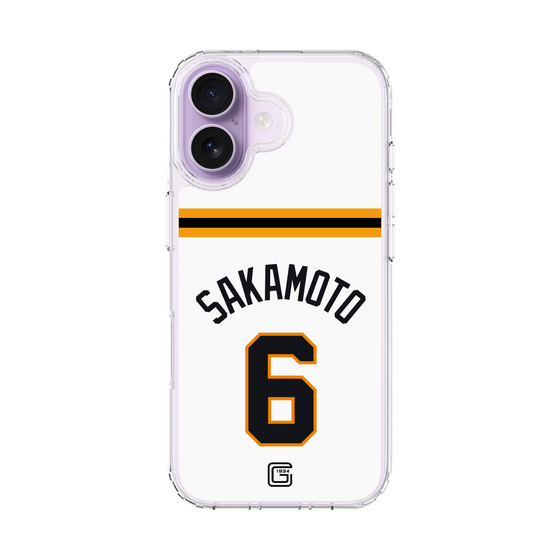 スリムプロテクションケース［ 読売ジャイアンツ - #6 SAKAMOTO - ホーム ］