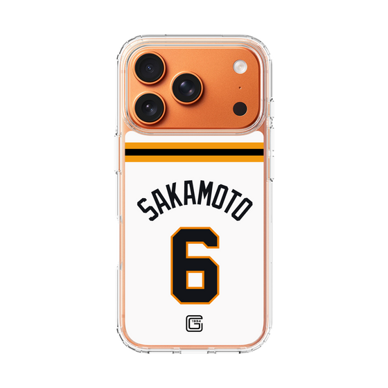 スリムプロテクションケース［ 読売ジャイアンツ - #6 SAKAMOTO - ホーム ］
