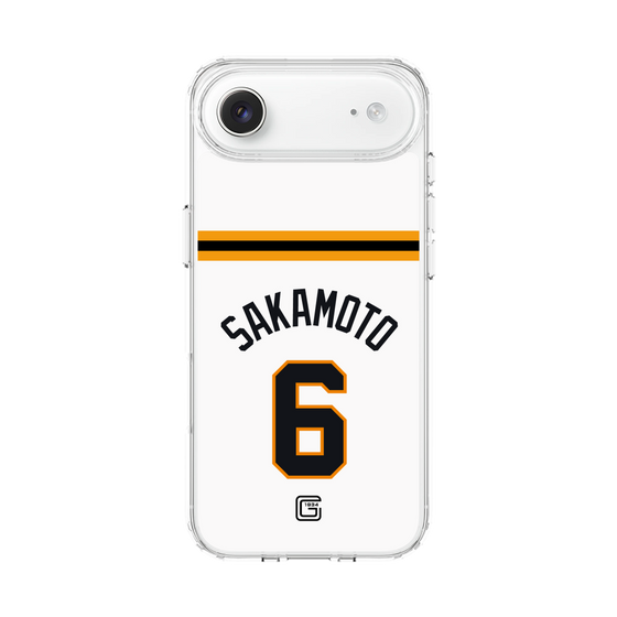 スリムプロテクションケース［ 読売ジャイアンツ - #6 SAKAMOTO - ホーム ］