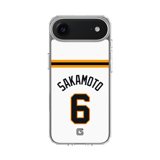 スリムプロテクションケース［ 読売ジャイアンツ - #6 SAKAMOTO - ホーム ］