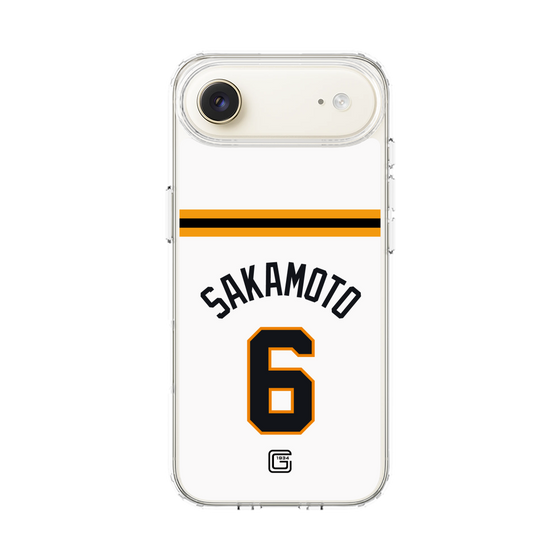 スリムプロテクションケース［ 読売ジャイアンツ - #6 SAKAMOTO - ホーム ］