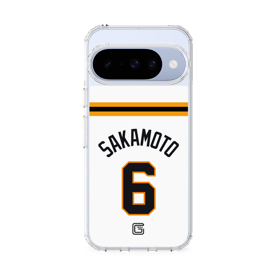 スリムプロテクションケース［ 読売ジャイアンツ - #6 SAKAMOTO - ホーム ］
