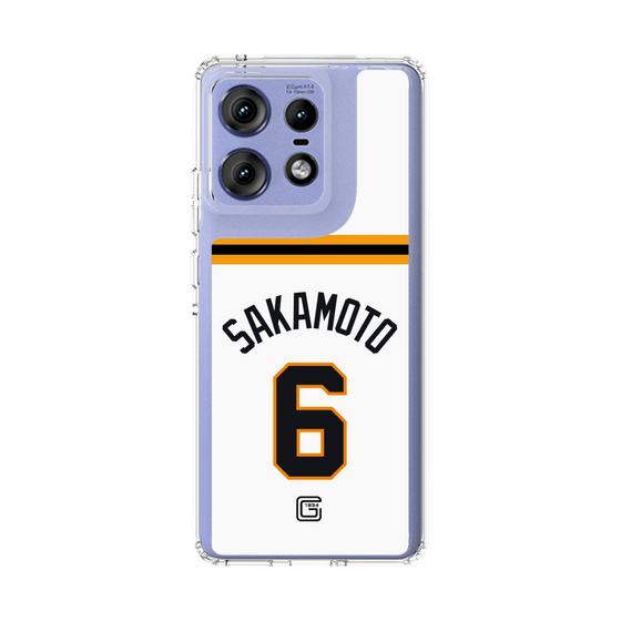 スリムプロテクションケース［ 読売ジャイアンツ - #6 SAKAMOTO - ホーム ］