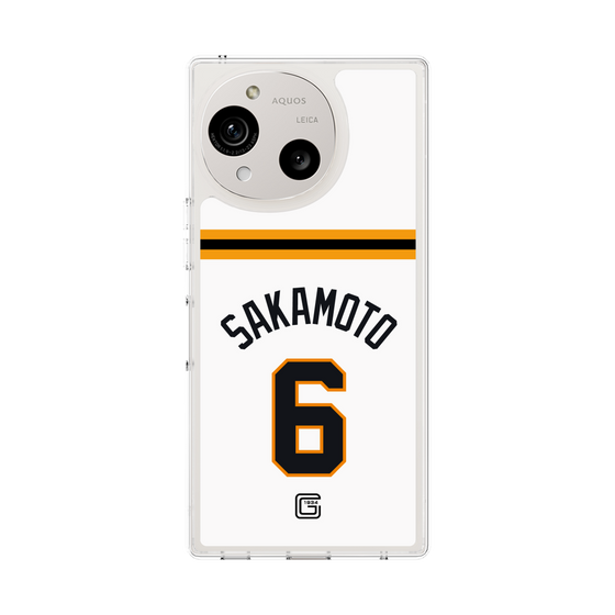 スリムプロテクションケース［ 読売ジャイアンツ - #6 SAKAMOTO - ホーム ］