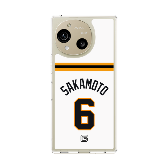 スリムプロテクションケース［ 読売ジャイアンツ - #6 SAKAMOTO - ホーム ］