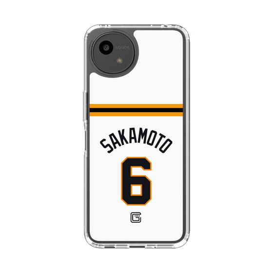 スリムプロテクションケース［ 読売ジャイアンツ - #6 SAKAMOTO - ホーム ］