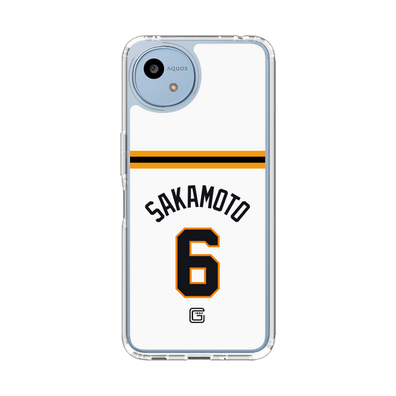 スリムプロテクションケース［ 読売ジャイアンツ - #6 SAKAMOTO - ホーム ］