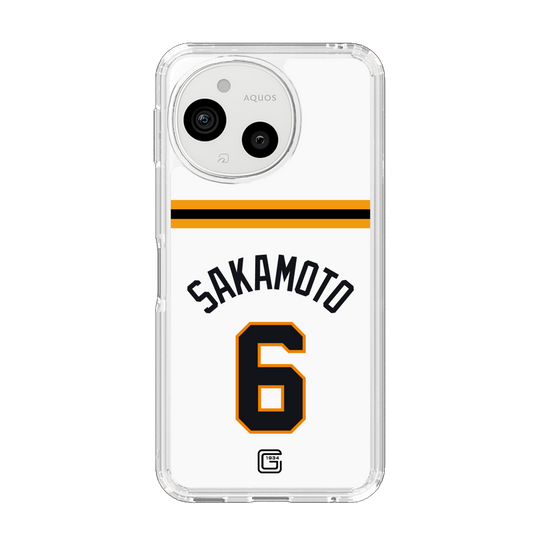 スリムプロテクションケース［ 読売ジャイアンツ - #6 SAKAMOTO - ホーム ］