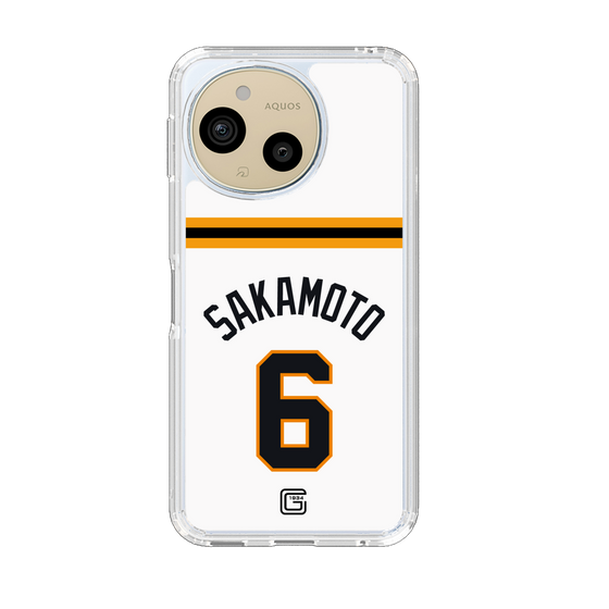 スリムプロテクションケース［ 読売ジャイアンツ - #6 SAKAMOTO - ホーム ］