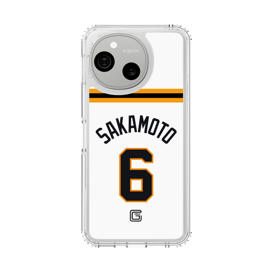 スリムプロテクションケース［ 読売ジャイアンツ - #6 SAKAMOTO - ホーム ］