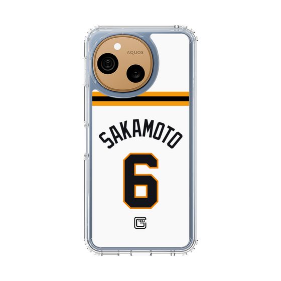 スリムプロテクションケース［ 読売ジャイアンツ - #6 SAKAMOTO - ホーム ］