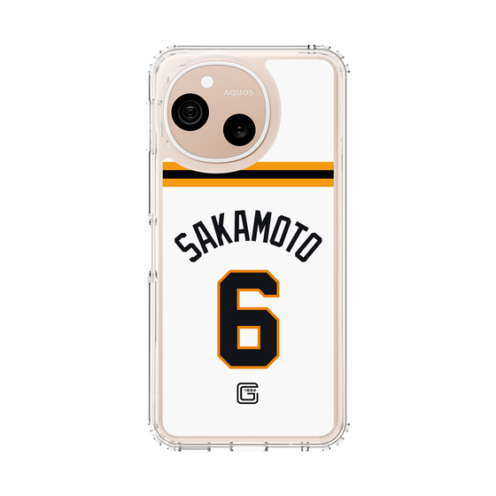スリムプロテクションケース［ 読売ジャイアンツ - #6 SAKAMOTO - ホーム ］