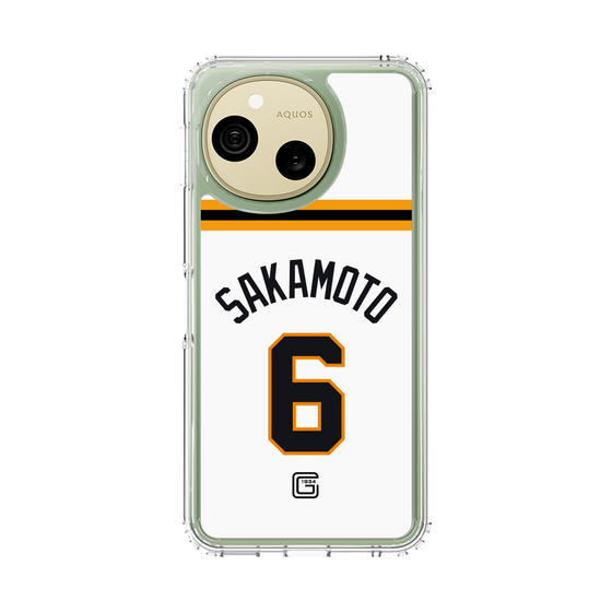 スリムプロテクションケース［ 読売ジャイアンツ - #6 SAKAMOTO - ホーム ］