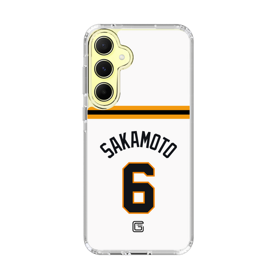スリムプロテクションケース［ 読売ジャイアンツ - #6 SAKAMOTO - ホーム ］