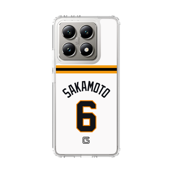 スリムプロテクションケース［ 読売ジャイアンツ - #6 SAKAMOTO - ホーム ］