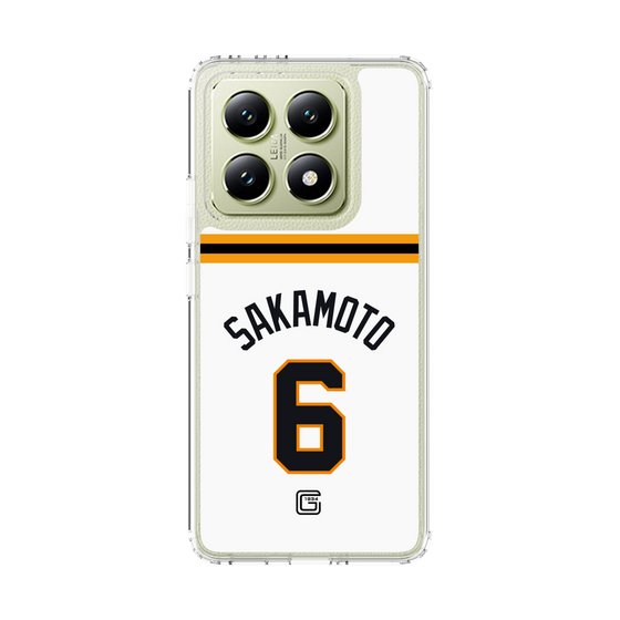スリムプロテクションケース［ 読売ジャイアンツ - #6 SAKAMOTO - ホーム ］