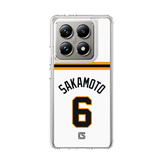 スリムプロテクションケース［ 読売ジャイアンツ - #6 SAKAMOTO - ホーム ］