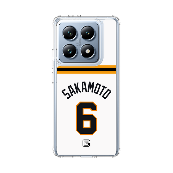 スリムプロテクションケース［ 読売ジャイアンツ - #6 SAKAMOTO - ホーム ］