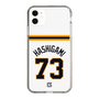 スリムプロテクションケース［ 読売ジャイアンツ - #73 HASHIGAMI - ホーム ］