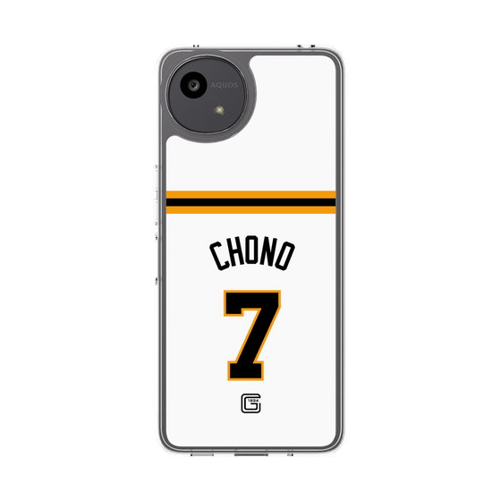 スリムプロテクションケース［ 読売ジャイアンツ - #7 CHONO - ホーム ］