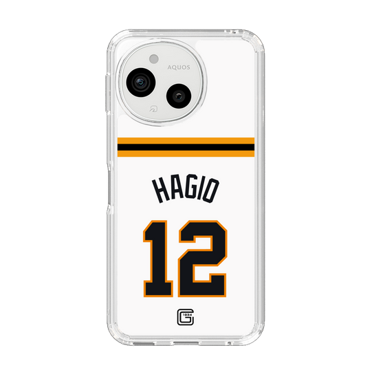 スリムプロテクションケース［ 読売ジャイアンツ - #12 HAGIO - ホーム ］