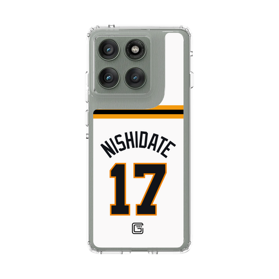 スリムプロテクションケース［ 読売ジャイアンツ - #17 NISHIDATE - ホーム ］
