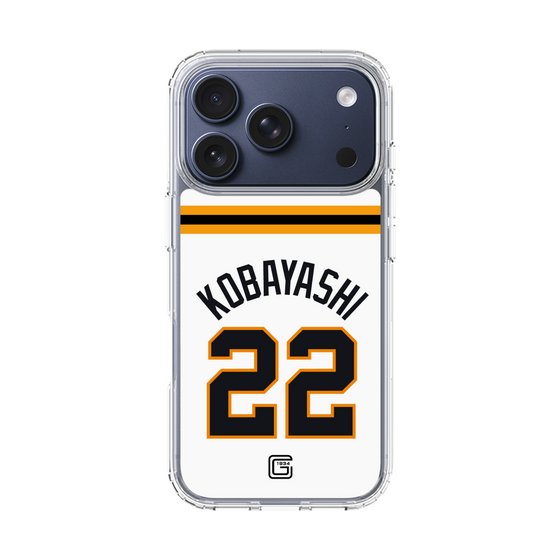 スリムプロテクションケース［ 読売ジャイアンツ - #22 KOBAYASHI - ホーム ］