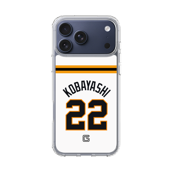 スリムプロテクションケース［ 読売ジャイアンツ - #22 KOBAYASHI - ホーム ］