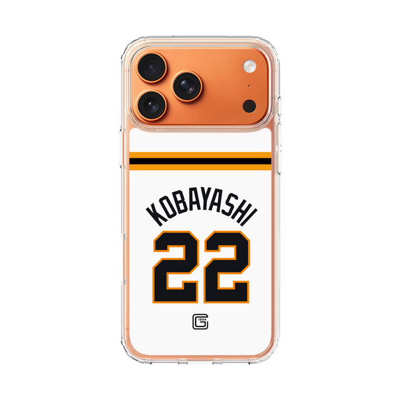 スリムプロテクションケース［ 読売ジャイアンツ - #22 KOBAYASHI - ホーム ］