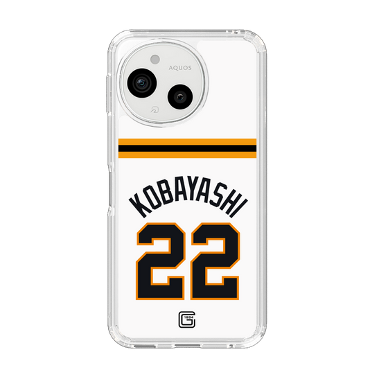 スリムプロテクションケース［ 読売ジャイアンツ - #22 KOBAYASHI - ホーム ］