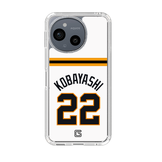 スリムプロテクションケース［ 読売ジャイアンツ - #22 KOBAYASHI - ホーム ］