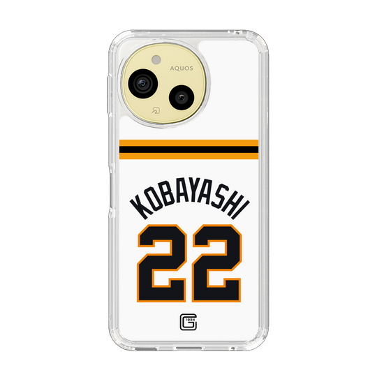 スリムプロテクションケース［ 読売ジャイアンツ - #22 KOBAYASHI - ホーム ］