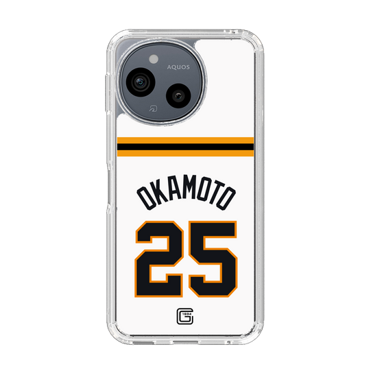 スリムプロテクションケース［ 読売ジャイアンツ - #25 OKAMOTO - ホーム ］