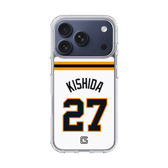 スリムプロテクションケース［ 読売ジャイアンツ - #27 KISHIDA - ホーム ］