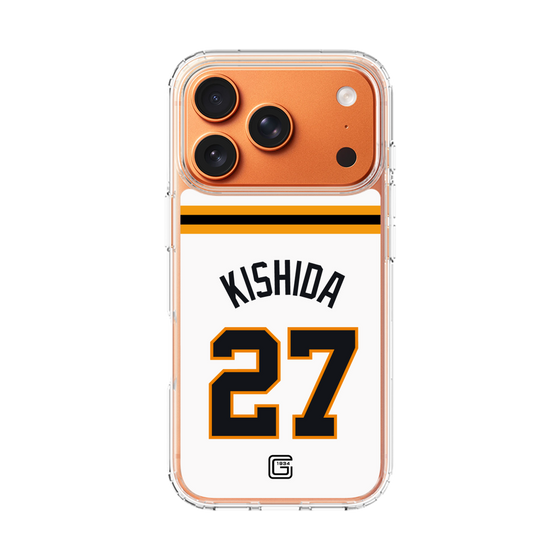 スリムプロテクションケース［ 読売ジャイアンツ - #27 KISHIDA - ホーム ］