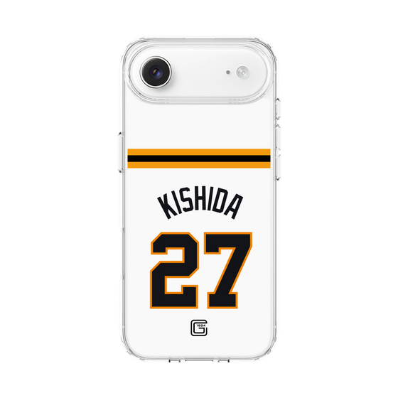 スリムプロテクションケース［ 読売ジャイアンツ - #27 KISHIDA - ホーム ］