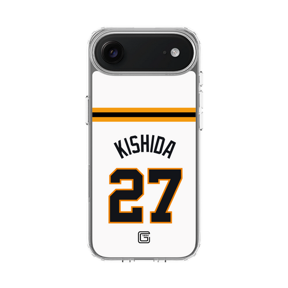 スリムプロテクションケース［ 読売ジャイアンツ - #27 KISHIDA - ホーム ］