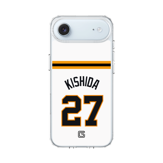 スリムプロテクションケース［ 読売ジャイアンツ - #27 KISHIDA - ホーム ］