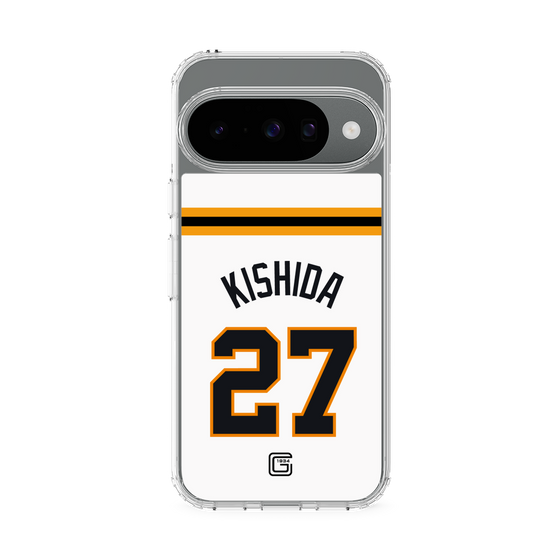 スリムプロテクションケース［ 読売ジャイアンツ - #27 KISHIDA - ホーム ］