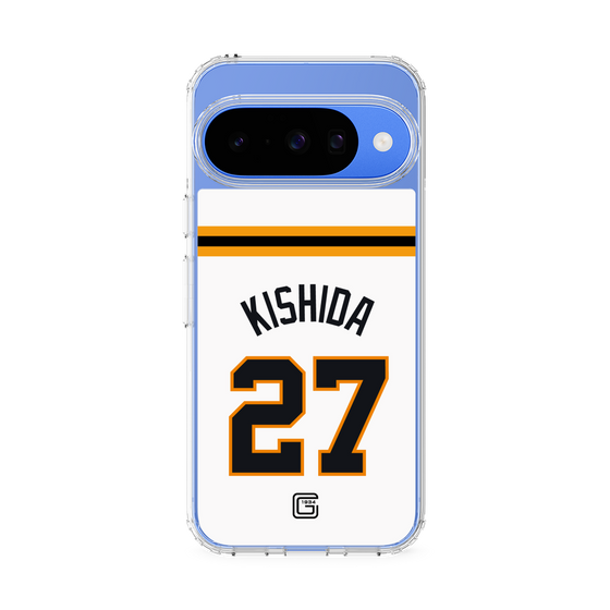スリムプロテクションケース［ 読売ジャイアンツ - #27 KISHIDA - ホーム ］