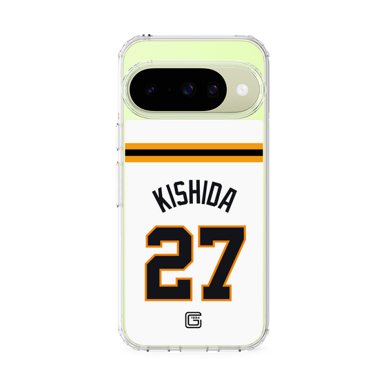 スリムプロテクションケース［ 読売ジャイアンツ - #27 KISHIDA - ホーム ］