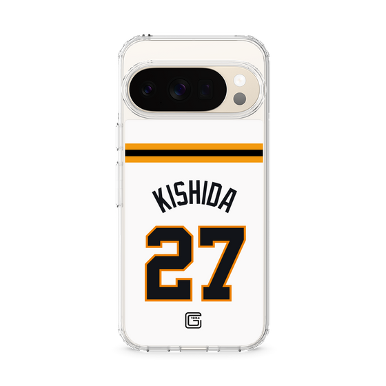 スリムプロテクションケース［ 読売ジャイアンツ - #27 KISHIDA - ホーム ］
