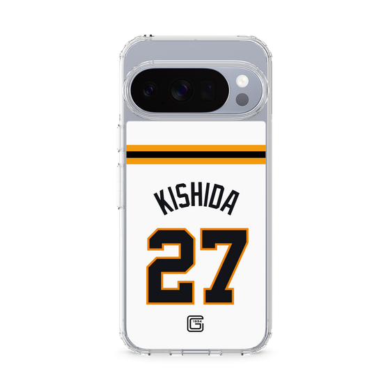 スリムプロテクションケース［ 読売ジャイアンツ - #27 KISHIDA - ホーム ］