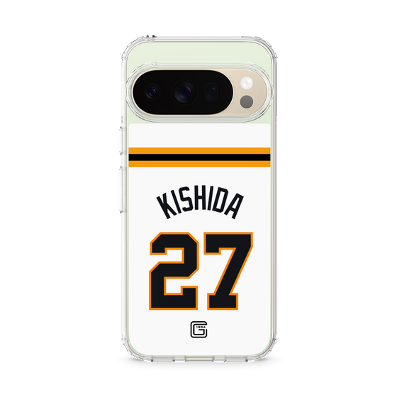 スリムプロテクションケース［ 読売ジャイアンツ - #27 KISHIDA - ホーム ］