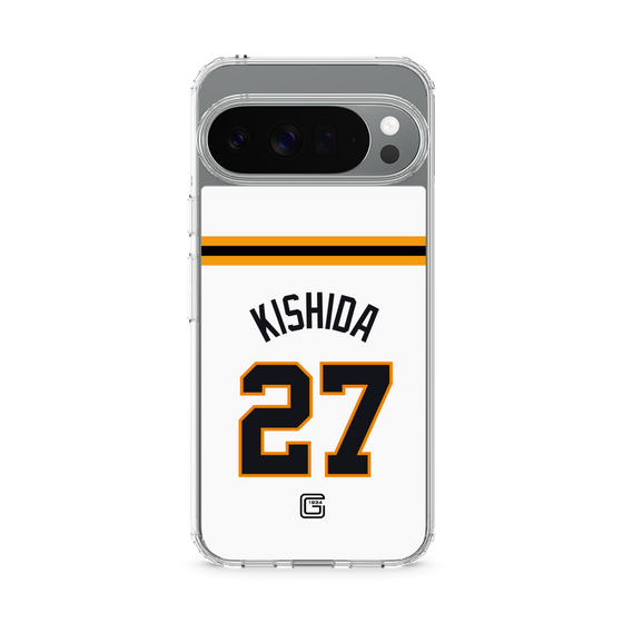 スリムプロテクションケース［ 読売ジャイアンツ - #27 KISHIDA - ホーム ］