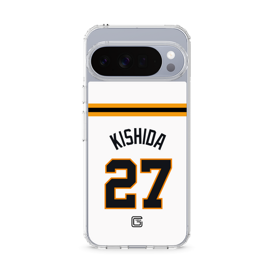 スリムプロテクションケース［ 読売ジャイアンツ - #27 KISHIDA - ホーム ］